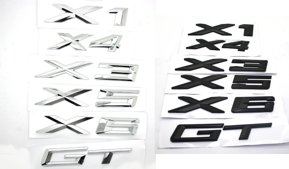 Označení motorizace 520d 525d 530d 535d 550d logo na kufr