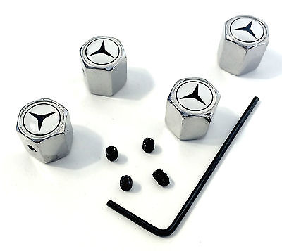 MB Mercedes Benz zamykací ocelové čepičky na ventilky