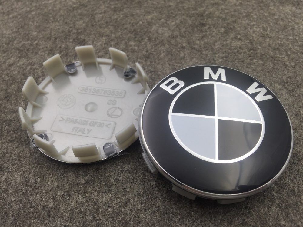 Středové pokličky ITALY středy do kol 68mm kryty BMW 36136783536