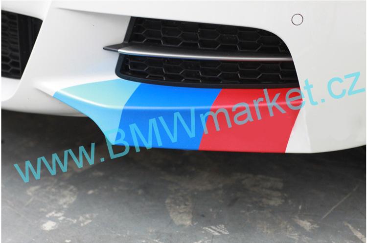 Trikolora do ledvinek ///M pruhy proužky v barvách BMW